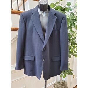 Roger Stuart Enrico Valenti 100% Wool Single Breasted Fitted Blazer 48X32